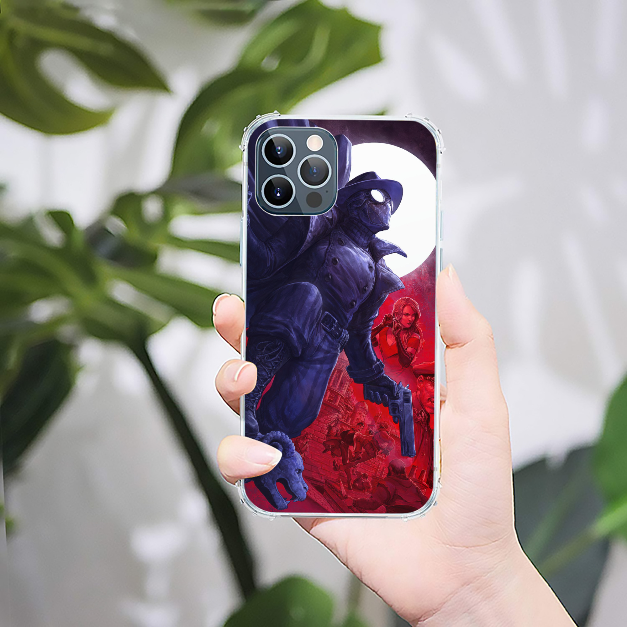 （画像用） Spider Man スパイダーマン 【iPhone 12シリーズ対応】透明スマホケース（クリアソフトケース）